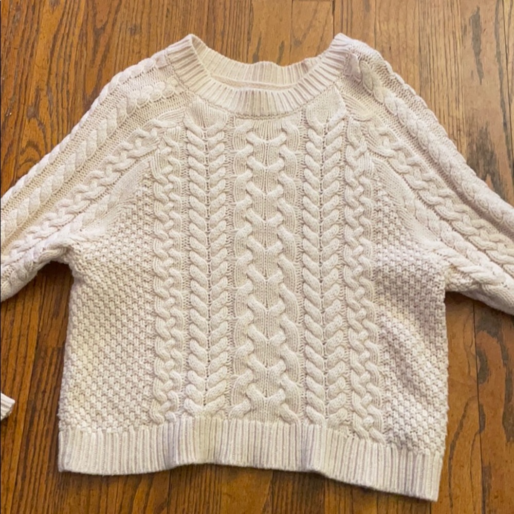 Aerie light pink sweater